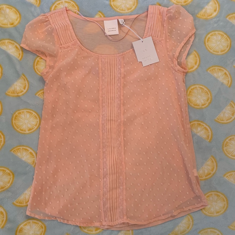 LC Pink Blousy Tank